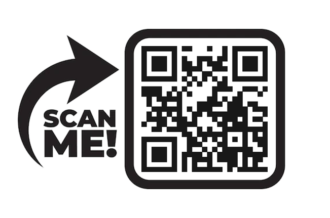 QR code AS TV scan me